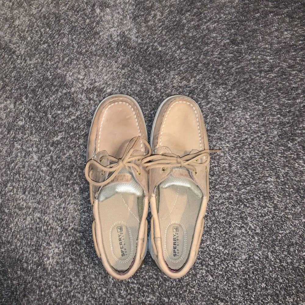 Sperry Women's Tan Boat Shoes Moccasins